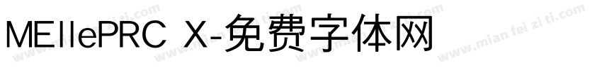 MEllePRC X字体转换